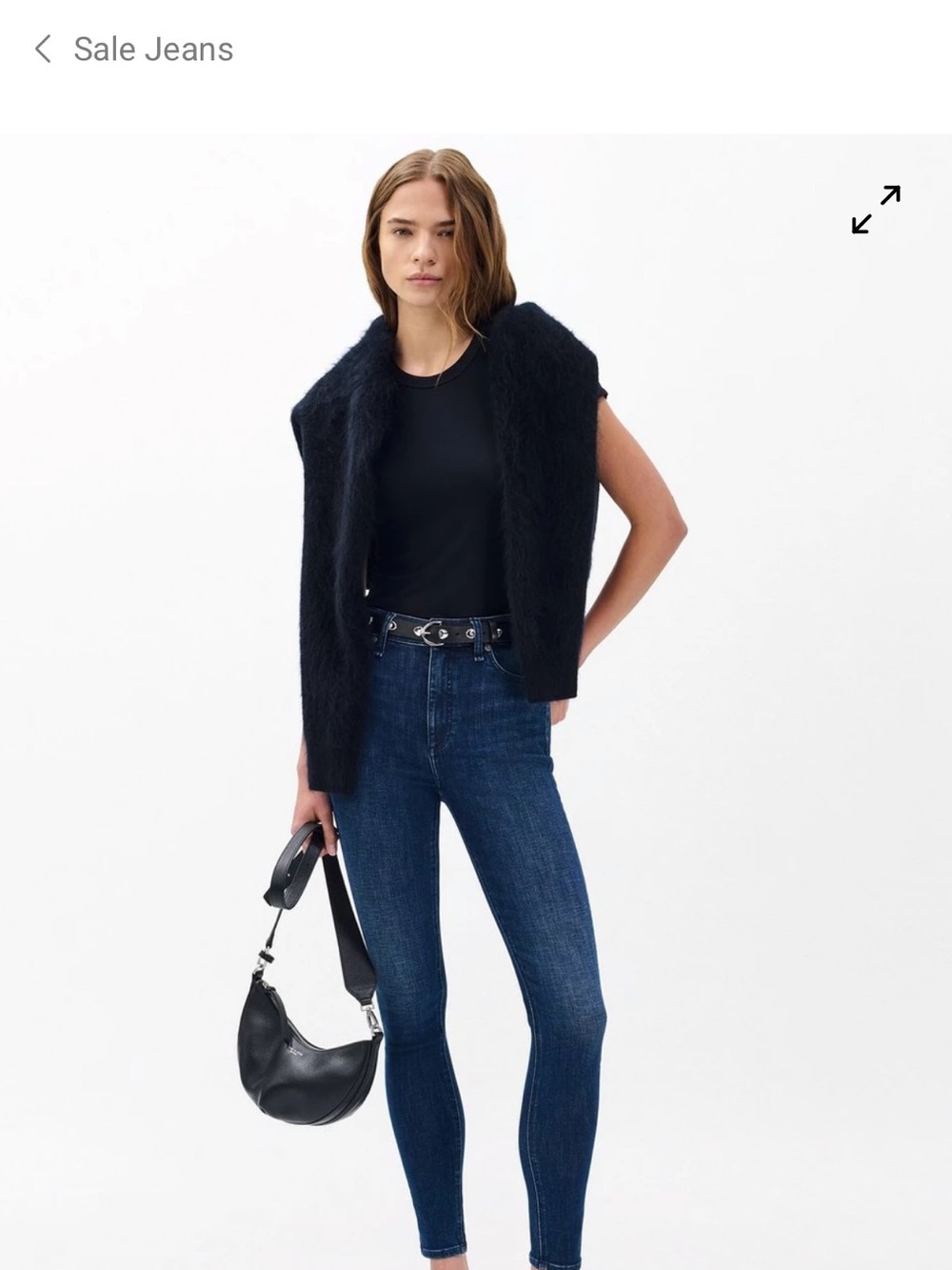 rag & bone Dark Blue Skinny Jeans
